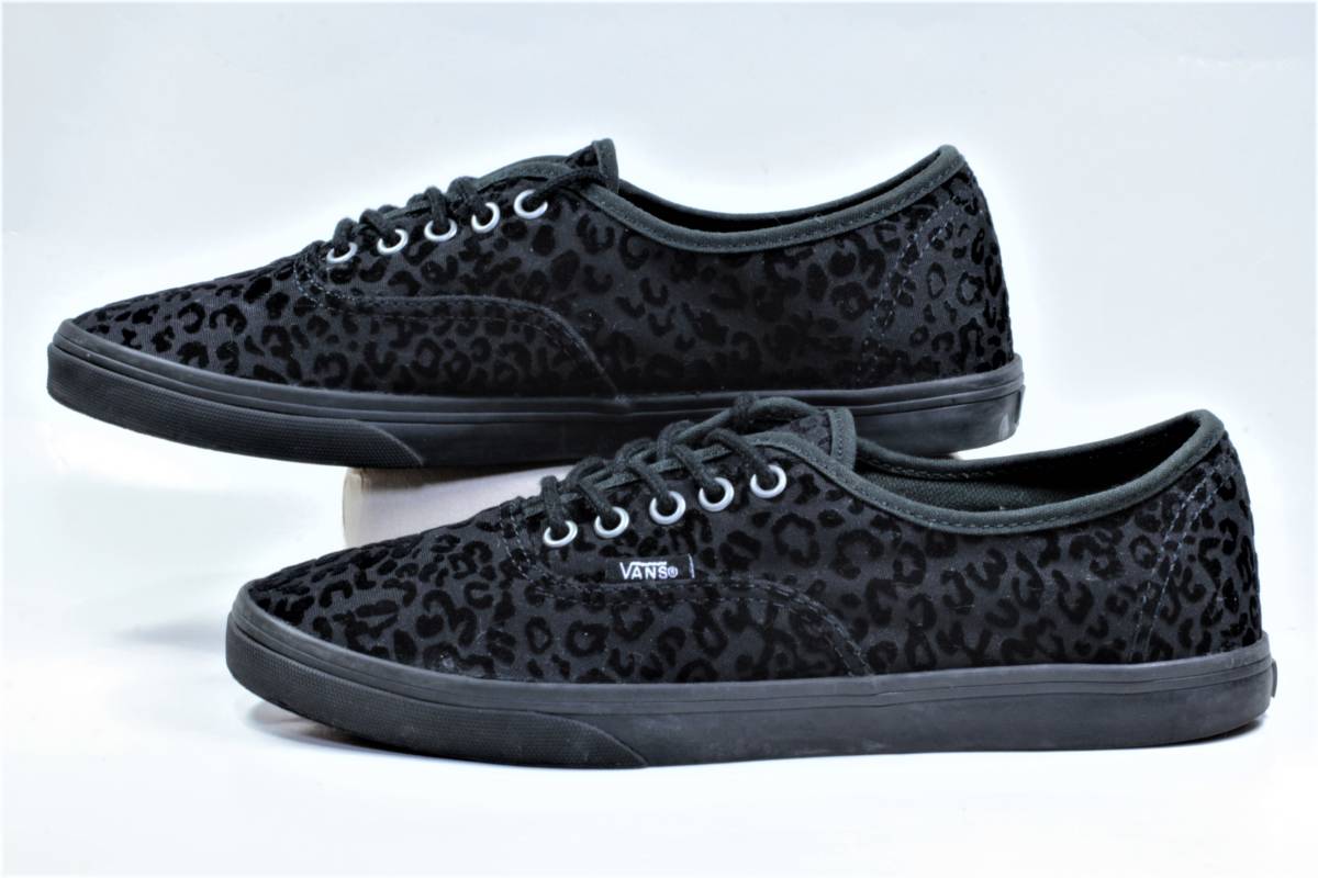 VANS Authentic TC6D Vans authentic black Leopard pattern 24.5cm T1808B: Real Yahoo auction salling
