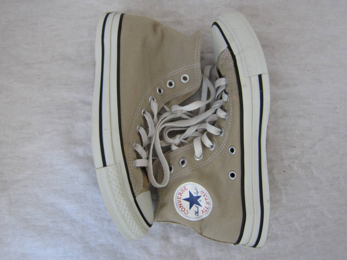 CONVERSE ALLSTAR HI（コンバース オールスターハイ）（1CL128）ベージュ キャンバス　　25.5㎝　US7　　ok2308A_画像3