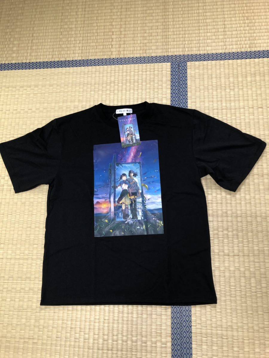 すずめの戸締まり Ｔシャツ Ｍサイズ 黒 新海誠の画像1