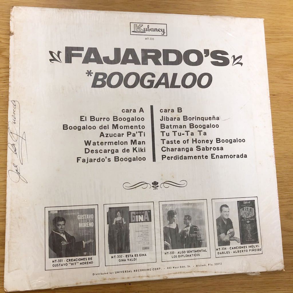 Fajardo y Su Estrellas - Fajardo In His New Sound Plays Boogaloo_画像2