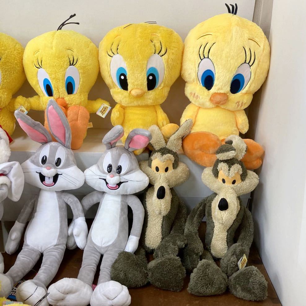 RK458)ルーニーテューンズ ぬいぐるみ 大量セット まとめ売り 現状品
