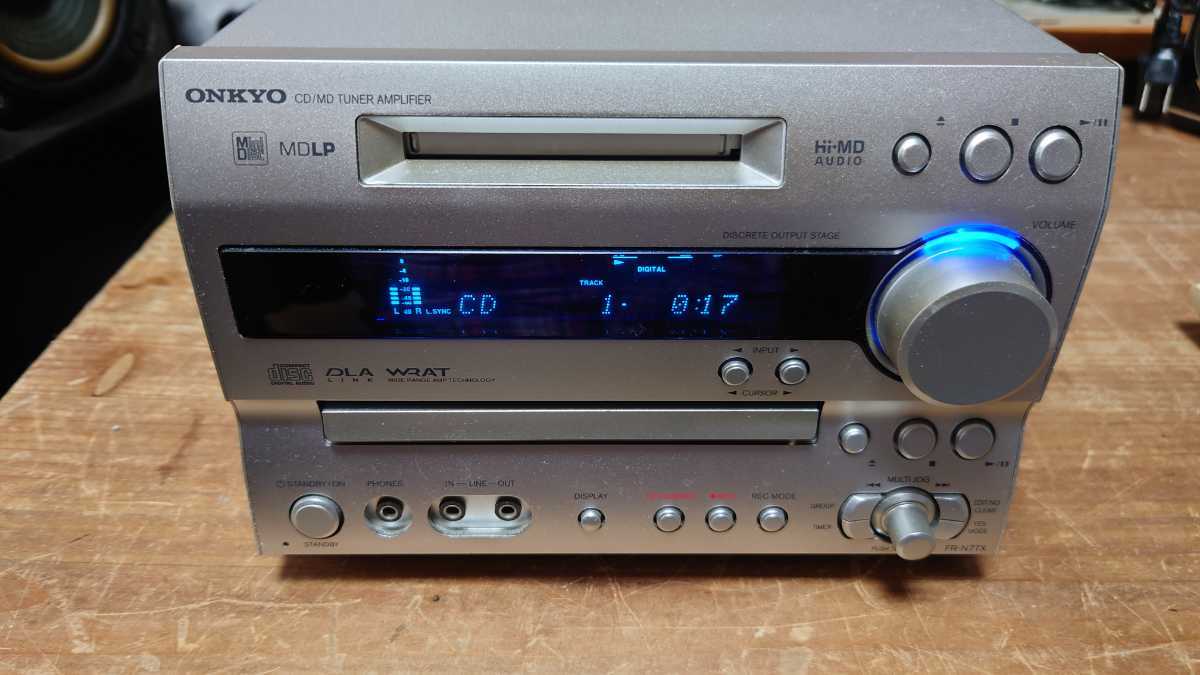 ランキング2022 ONKYO CD/MDコンポ FR-N7TX リモコン付きジャンク MD