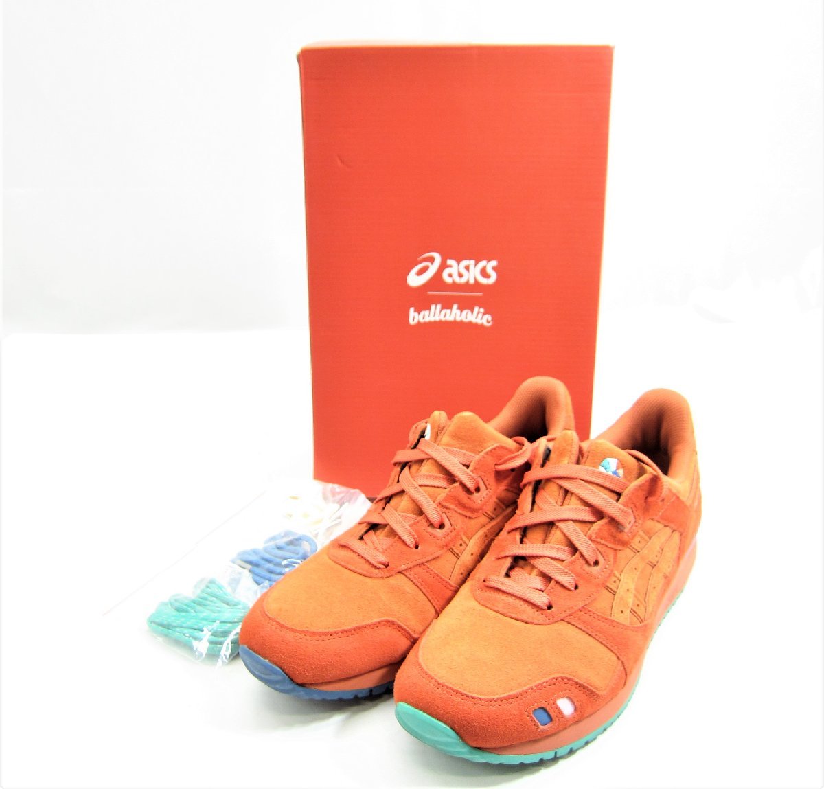 asics アシックス GEL-LYTE III OG × ballaholic 1201A941.800 US9.5 27.5cm メンズ スニーカー 靴 □UT10142_画像2