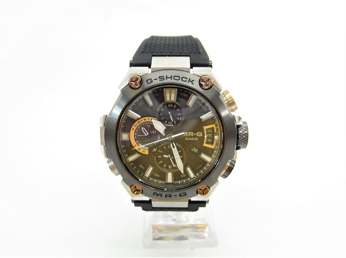 CASIO Casio G-SHOCK MRG-G2000R-1AJR... turtle . tag attaching fluorine Raver wristwatch ∠UA10206