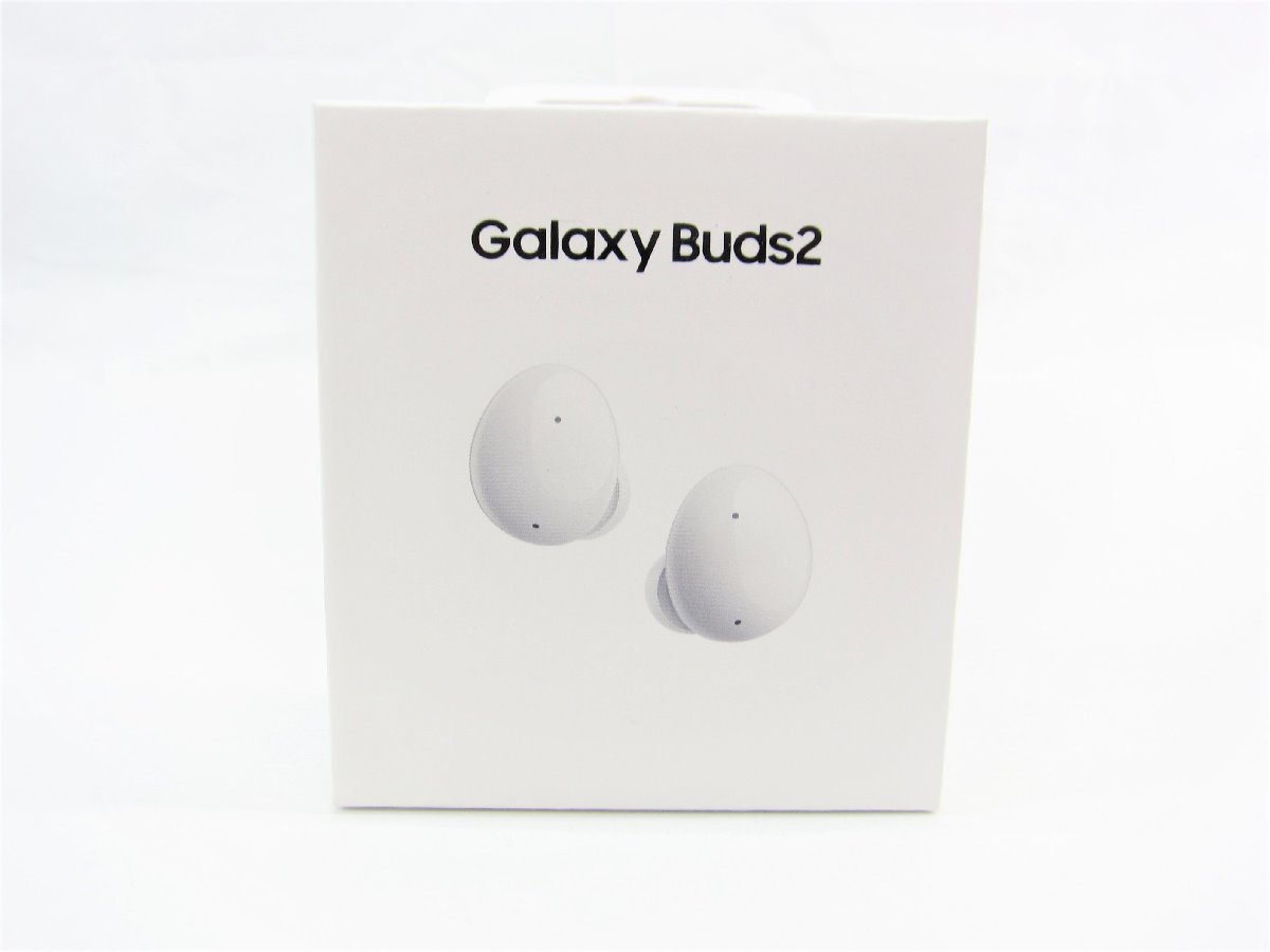 未開封 GALAXY ギャラクシー 完全ワイヤレスイヤホン Galaxy Buds2 ホワイト SM-R177NZWAXJP ∠U6661