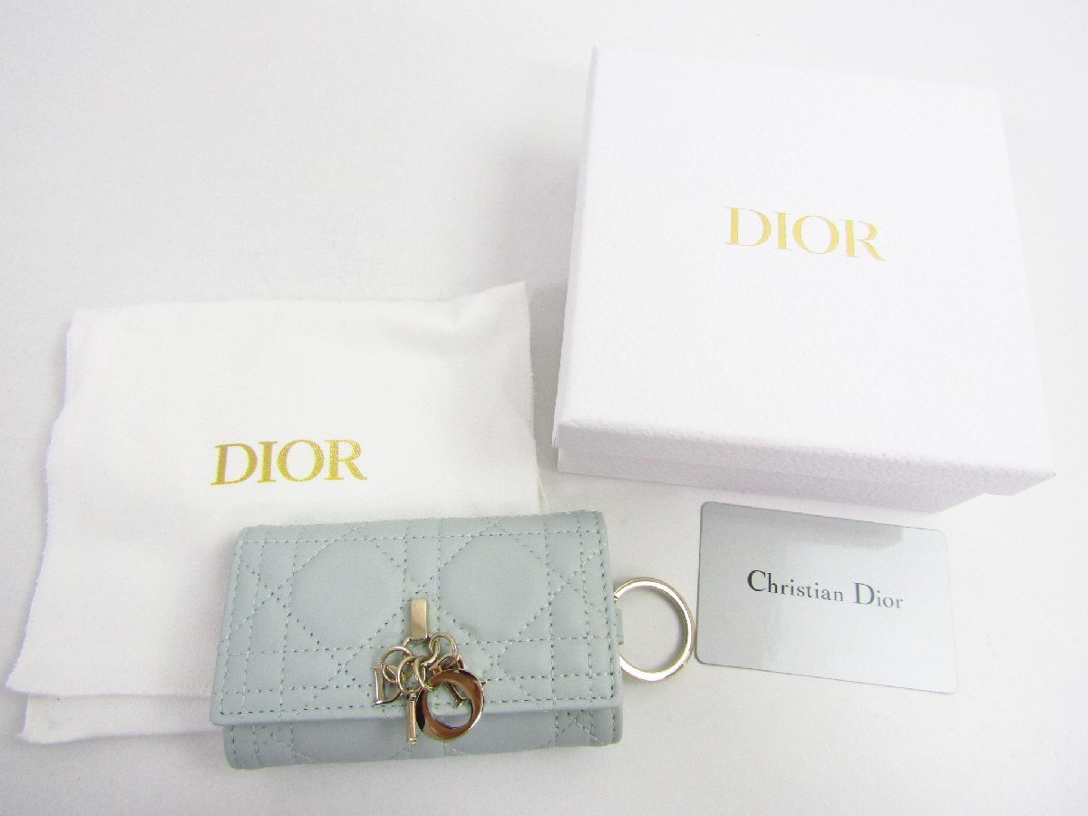 【格安SALEスタート】 Dior ▼SB4853 プラシッドブルー（日本限定） キーケース DIOR MISS ディオール その他
