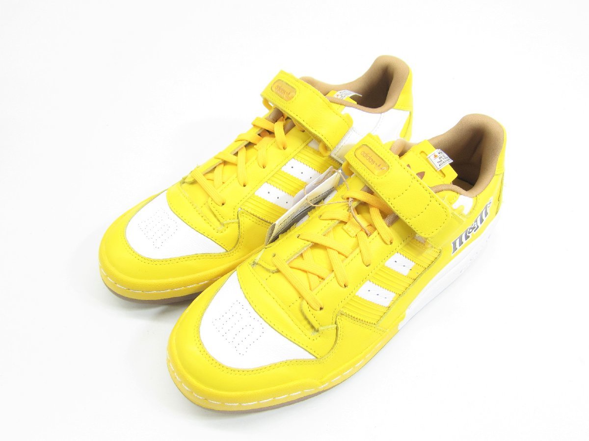 adidas アディダス Forum Low M&M's Yellow GY1179 SIZE:US9 27.0cm メンズ スニーカー 靴 □UT10131_画像2