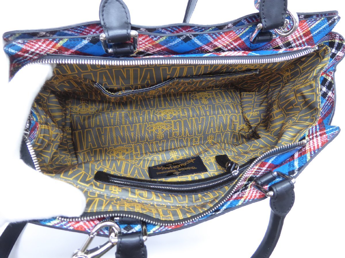 Vivienne Westwood ヴィヴィアン ウエストウッド ANGLOMANIA 2WAY ハンドバッグ BAG 鞄 △WB787_画像7