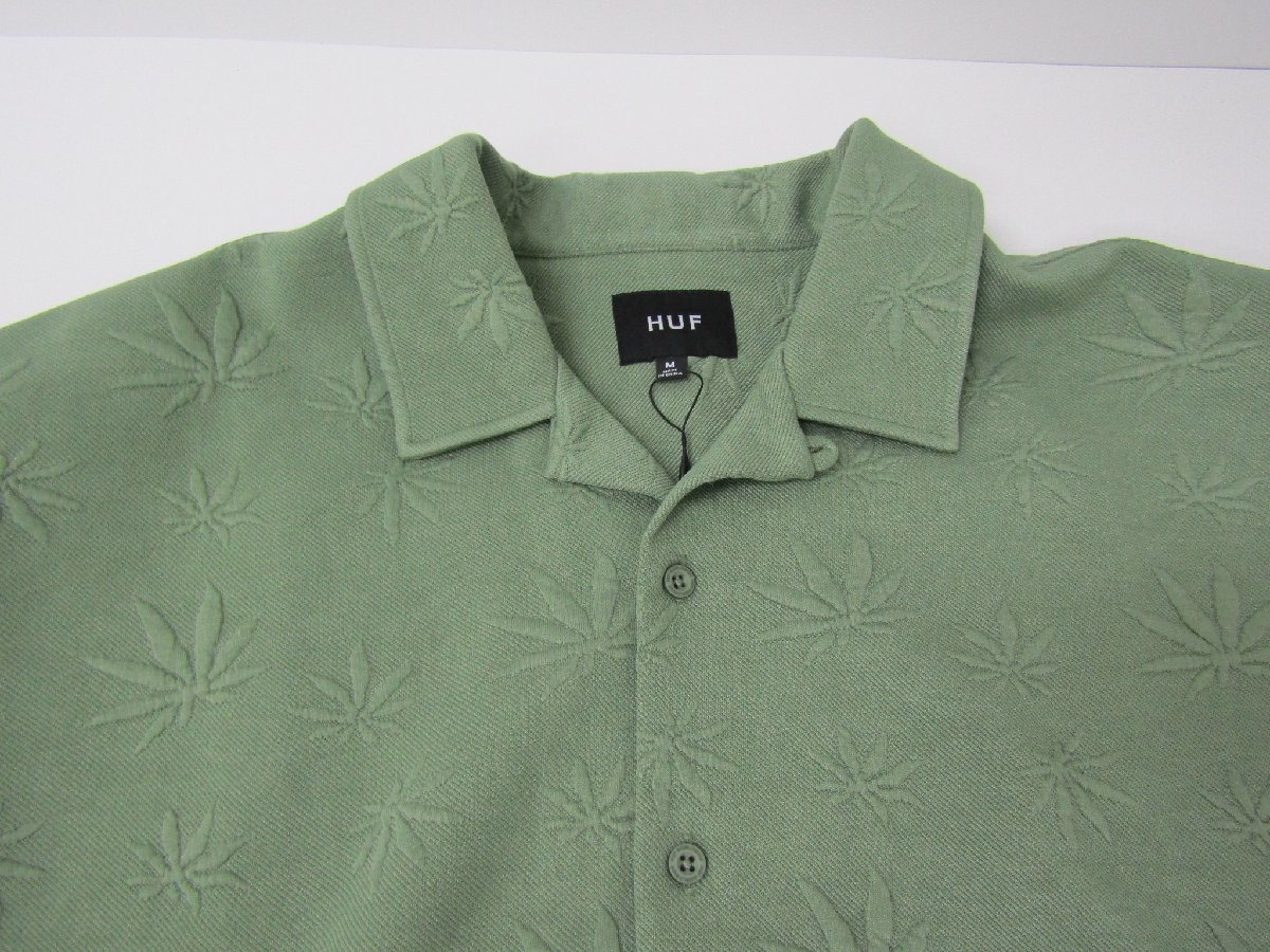 HUF ハフ PLANTLIFE JACQUARD SHIRT ボタンアップシャツ ジャカード