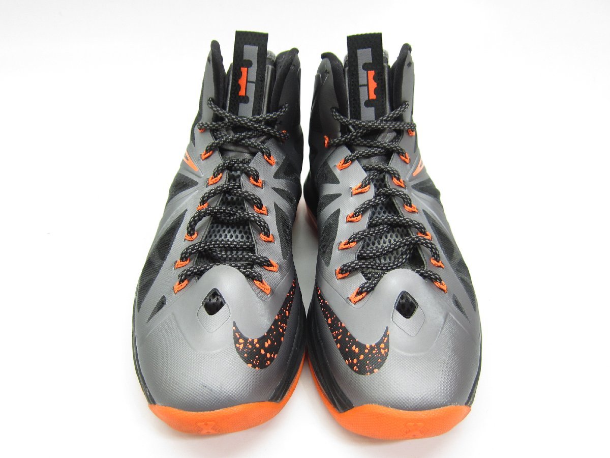 NIKE ナイキ LEBRON 10 541100-002 SIZE:US10.5 28.5cm メンズ スニーカー 靴 □UT10180_画像3