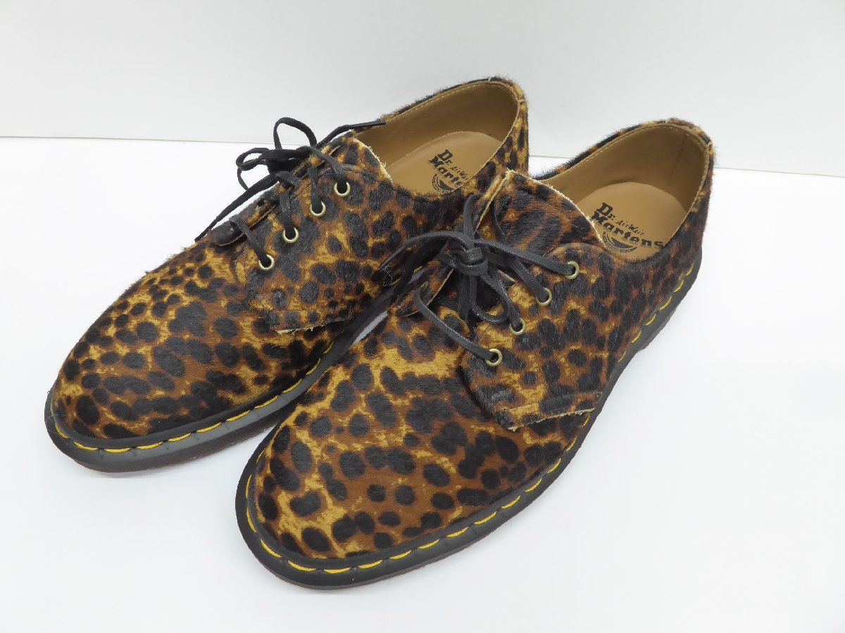 美品 Dr.Martens ドクターマーチン SMITHS MICRO LEOPARD SIZE:UK7 size:26.0cm 靴 △WT2638_画像1