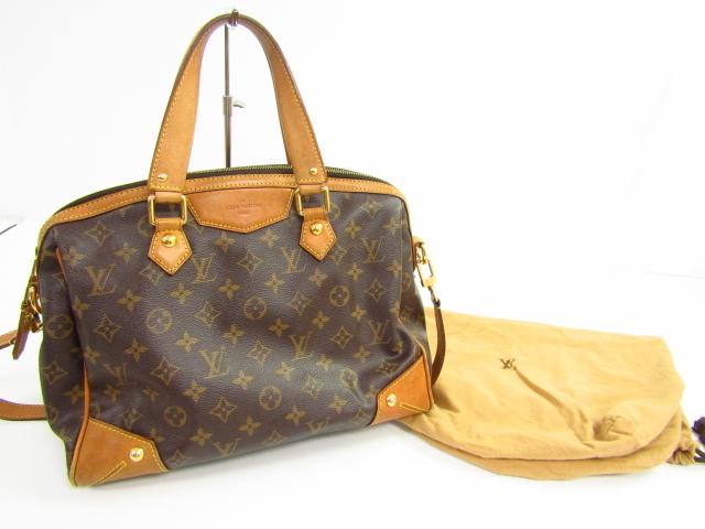 Louis Vuitton Monogram Retiro PM M40325 Women's Handbag Monogram