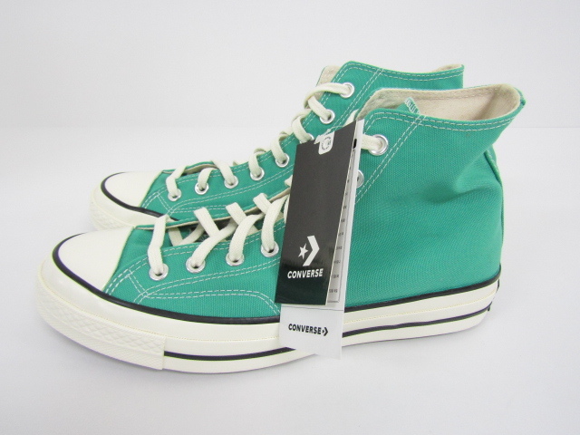 美品 CONVERSE CHUCK 70 HI COURT GREEN / 170089C / SIZE:9 メンズ 靴 スニーカー ⊥SH6712_画像3