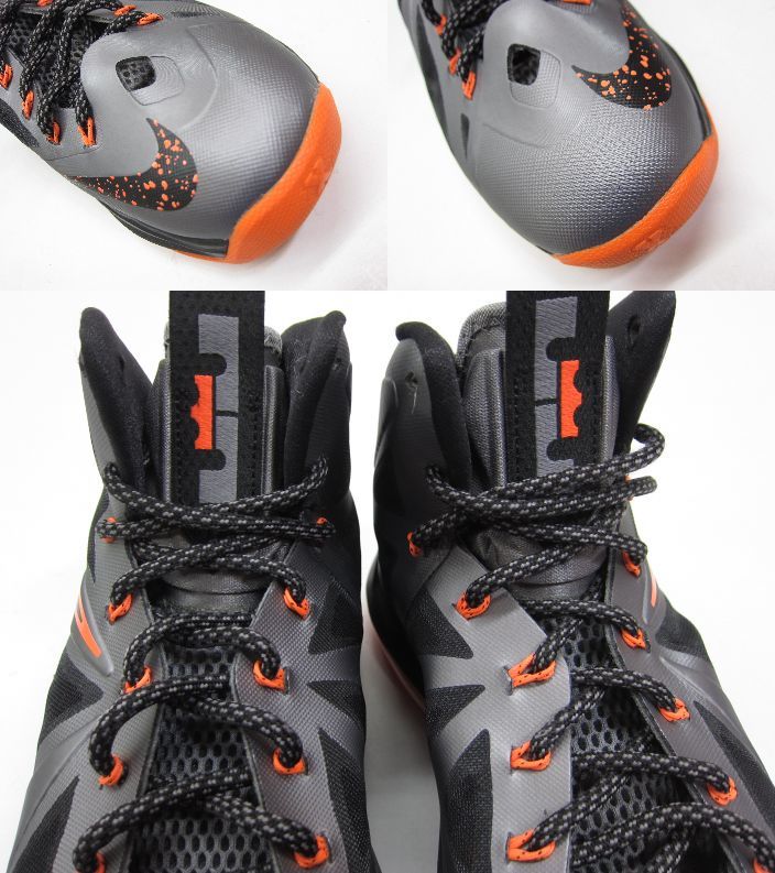 NIKE ナイキ LEBRON 10 541100-002 SIZE:US10.5 28.5cm メンズ スニーカー 靴 □UT10180_画像9