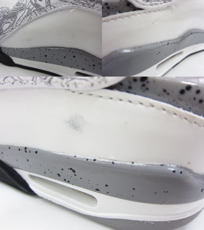 NIKE ナイキ Jordan Dub Zero White Cement (2020) (GS) 311047-105 SIZE:US3.5Y 22.5cm レディース スニーカー 靴 □UT10176の画像8