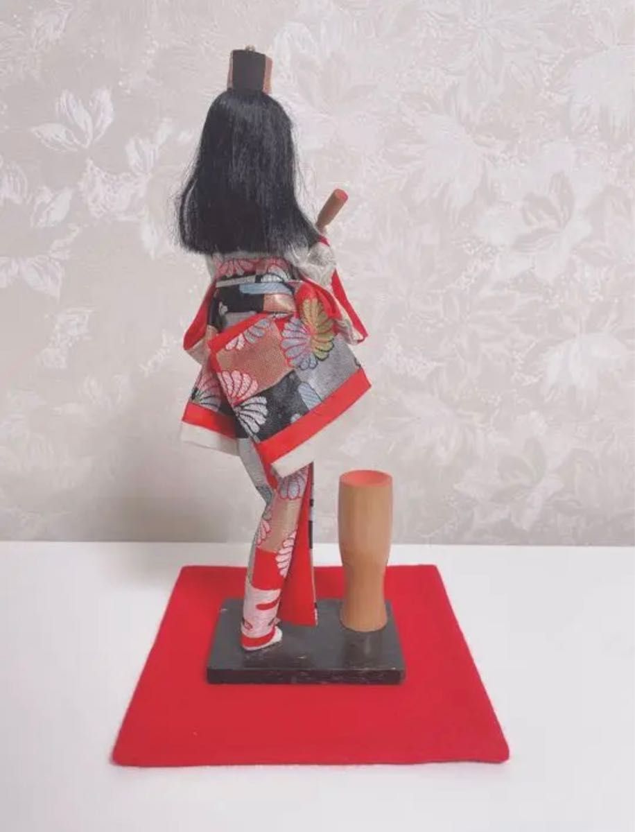 日本人形　美形　置物　着物　鈴　インテリア　和風小物　古風　美人　
