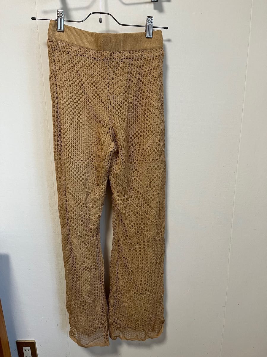 パンツ lady mesh knit pants amiur エミレ