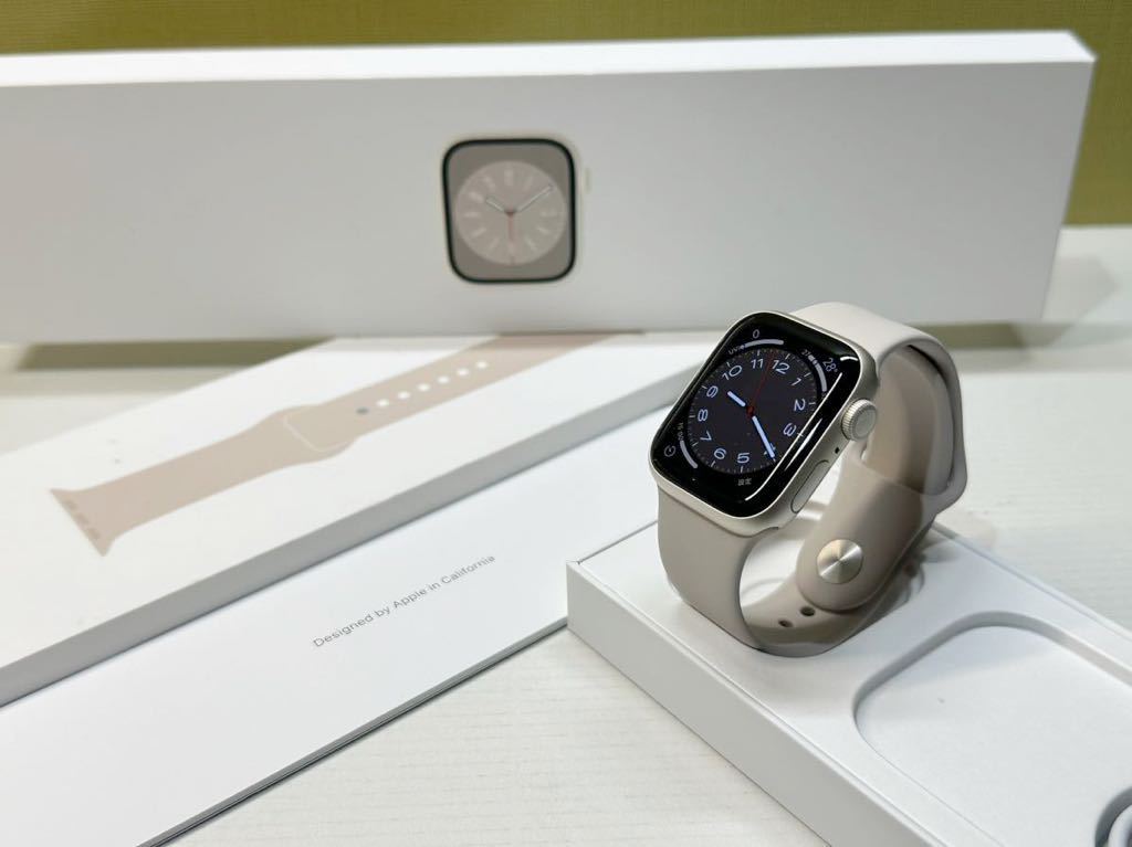 Apple Watch series8 41mm シルバーアルミニウム