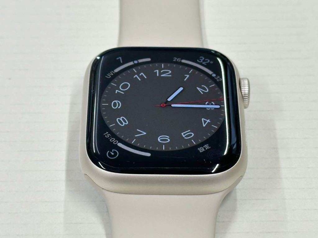 ☆即決 Apple Watch series7 45mm スターライトアルミニウム アップルウォッチ GPS+Cellularモデル シリーズ7 746