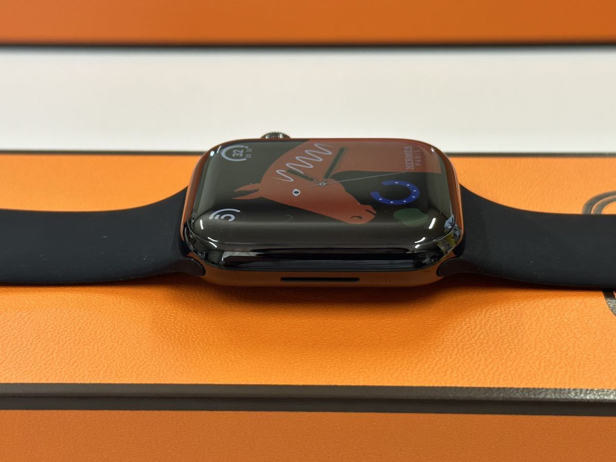 最新 即決 ほぼ未使用 100% Apple Watch series8 HERMES 45mm アップル