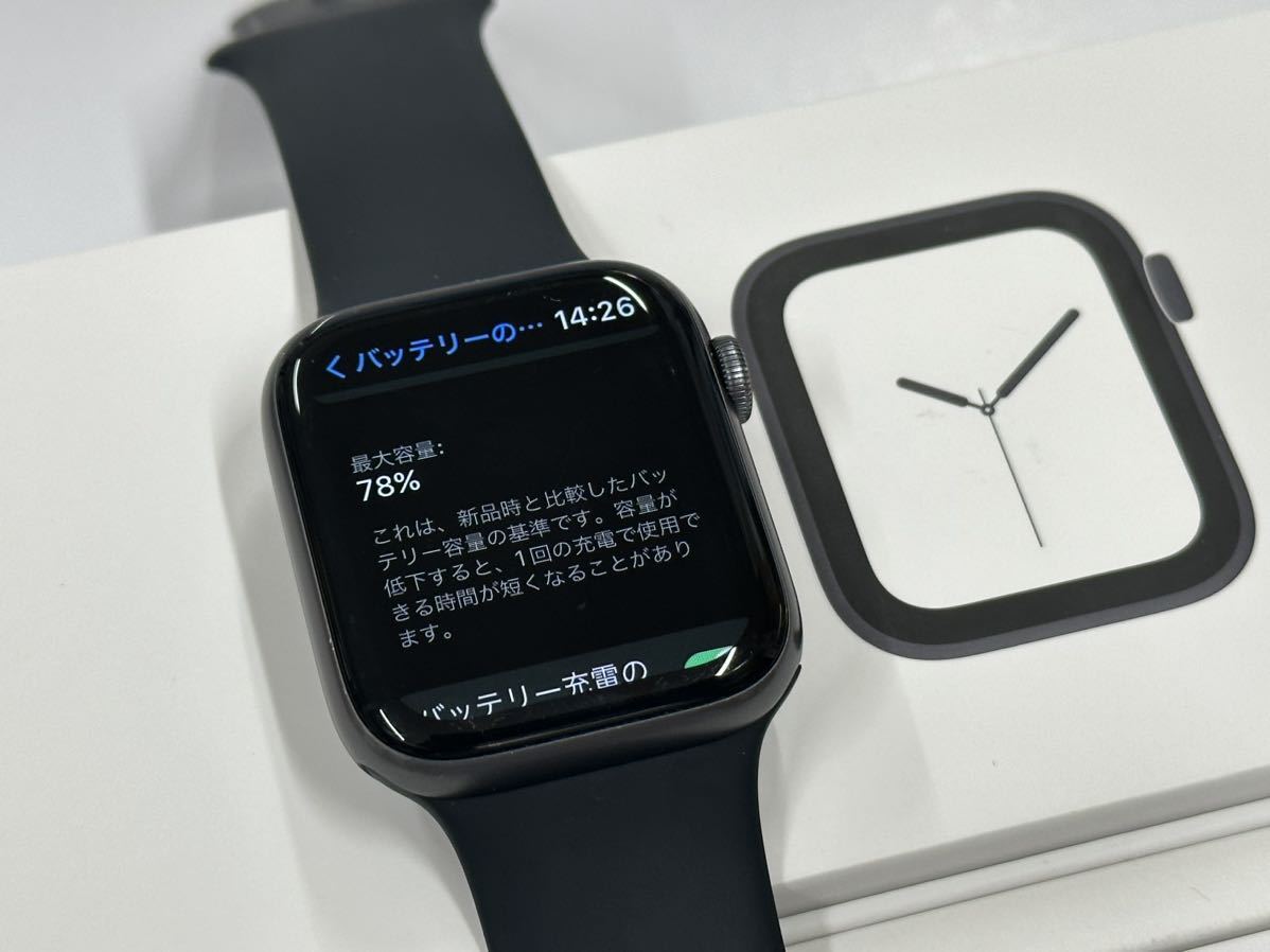即決 お試しにどうぞ Apple watch Series4 スペースグレイアルミニウム