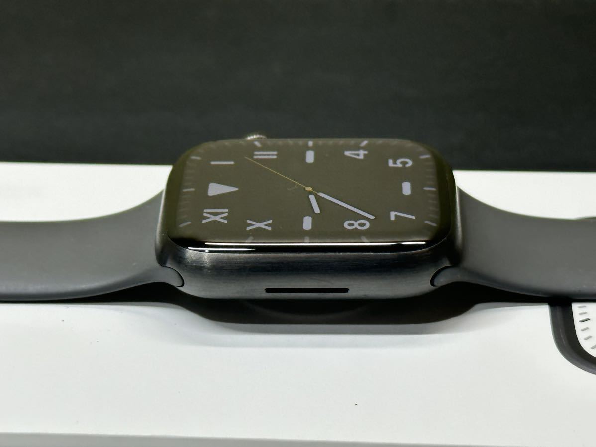 即決 美品 Apple Watch series7 Edition ブラックチタニウム Titanium