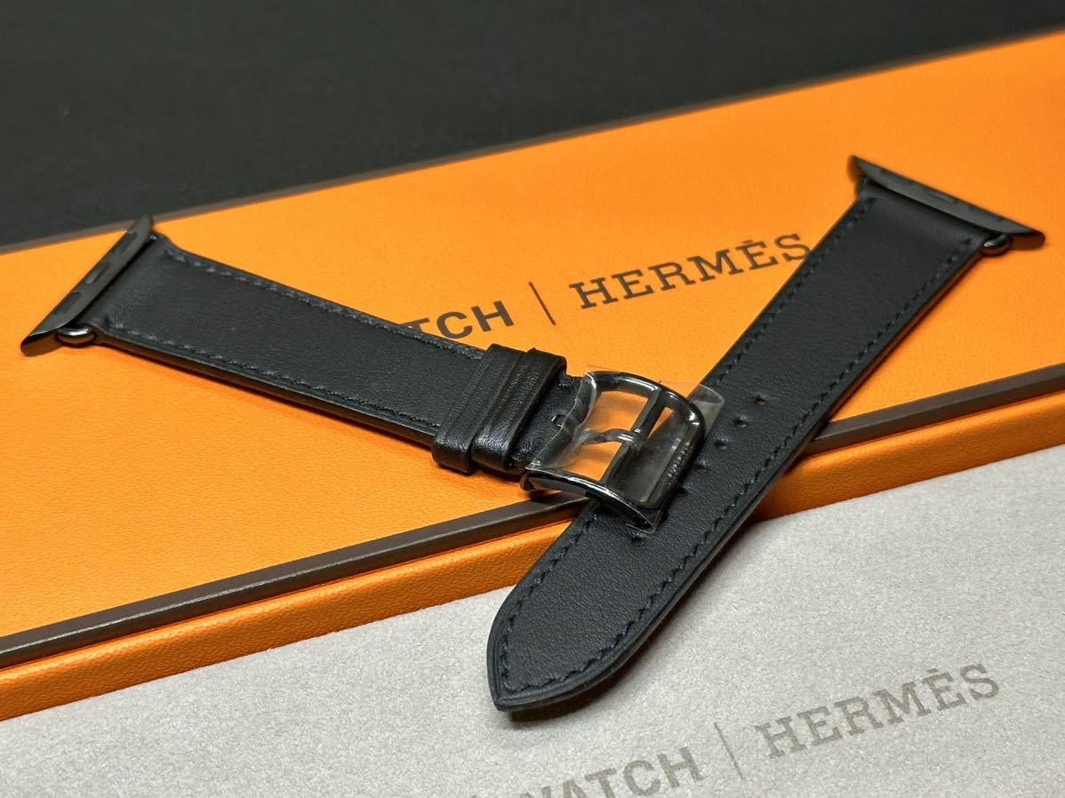 即決 未使用 Series8 Apple Watch Hermes 41mm 40mm ブラック 黒