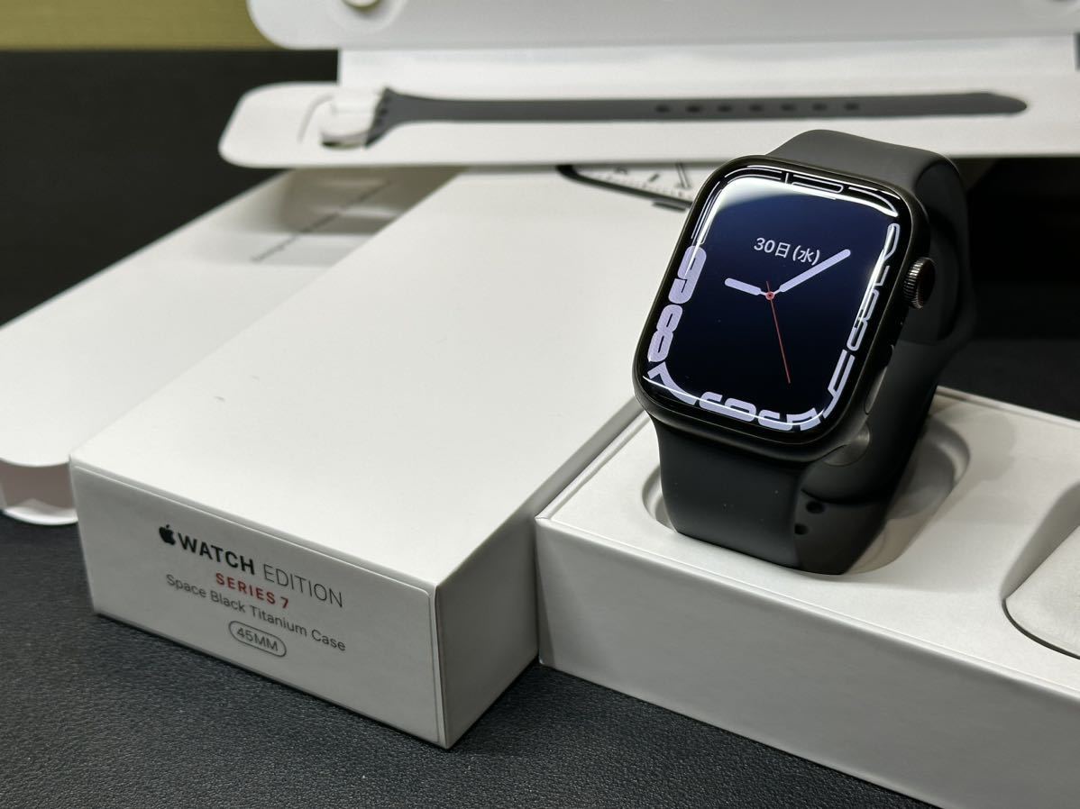 Apple Watch Series7 45mm エディション チタン-