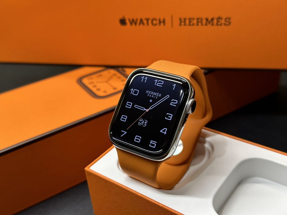 即決 美品 バッテリー100% Apple Watch series6 HERMES 44mm アップル