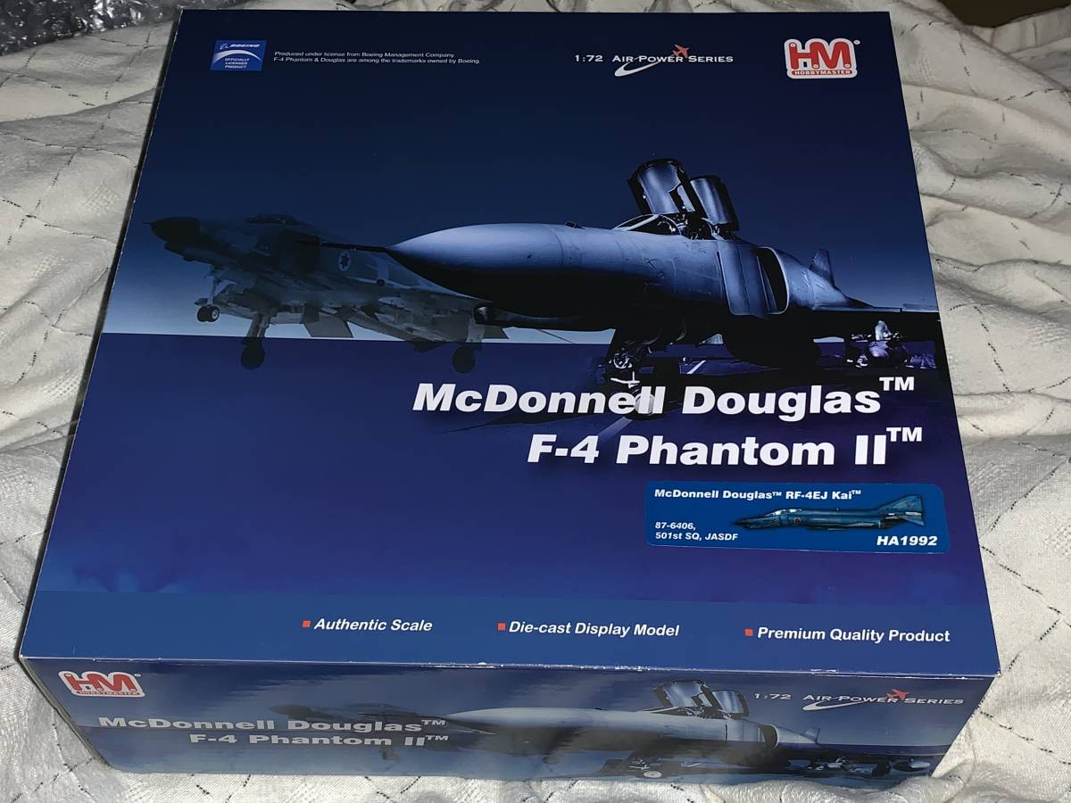 ホビーマスター　1/72　航空自衛隊　RF-4EJ　第501飛行隊 87-6406　HA1992　used 良品