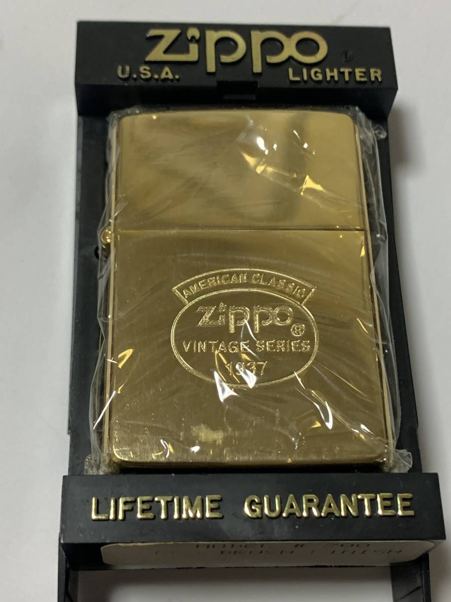 1991年 ゴールドカラー ロゴ柄 ZIPPO 未使用