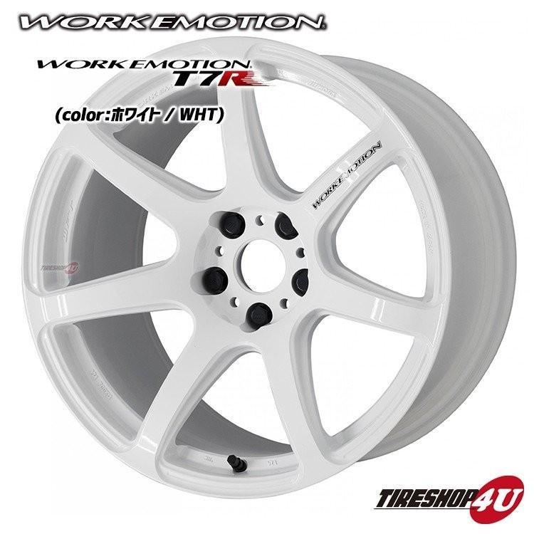 WORK EMOTION T7R 18x8.5J 5/114.3 +45 WHT ホワイトワーク エモーション 新品ホイール1本価格_画像1