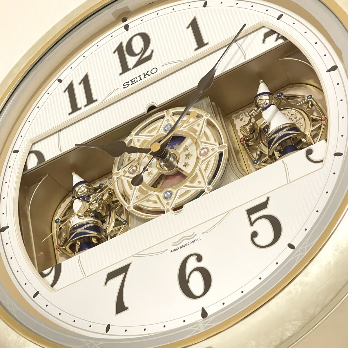 美品】SEIKO WaveSymphony RE811P からくり時計 クロックハウス 美品】SEIKO WaveSymphony RE811P からくり時計 クロックハウス