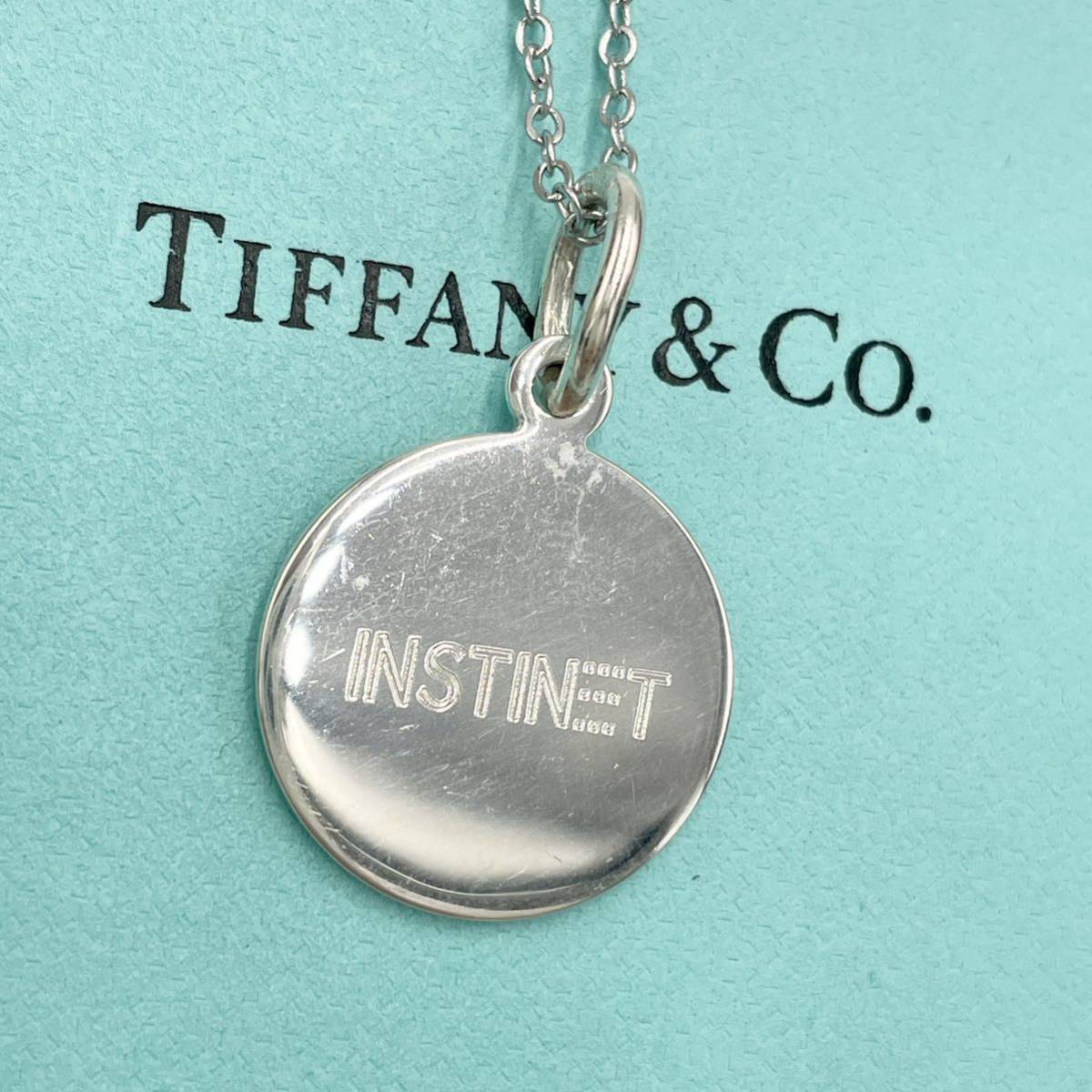 熱い販売 INSTINET ティファニー Tiffany 美品 サークルロゴ