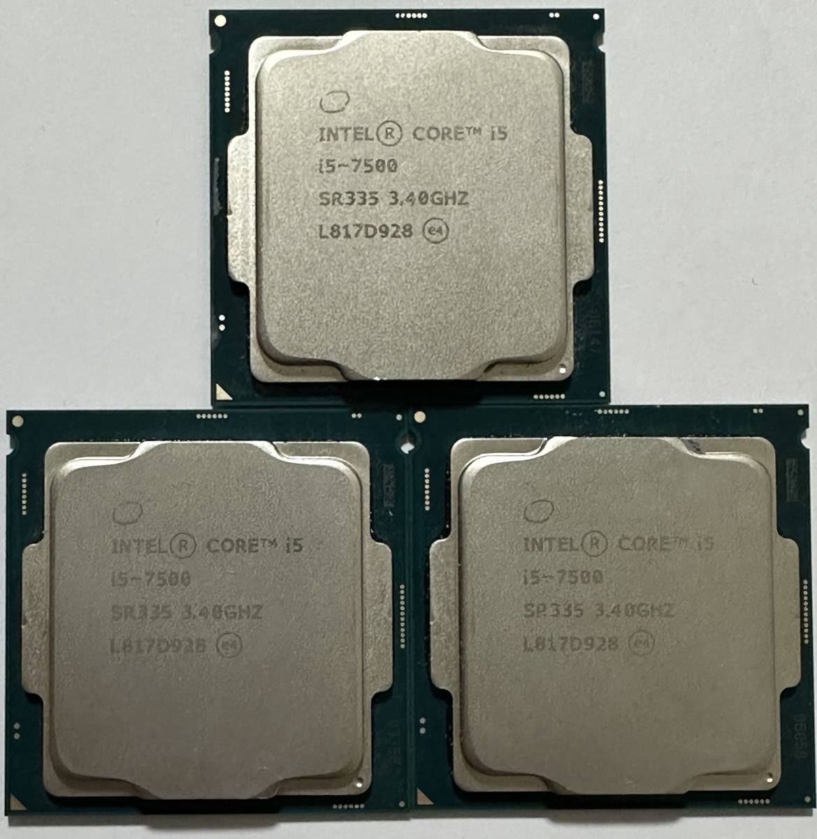 Intel Core i5 7500 3個セット