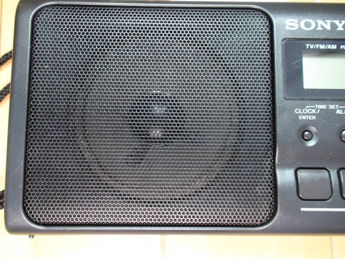 ★使用感なく美品★SONY★ICF-M350★ACアダプター付き★AM/FMラジオ★SERIAL NO. 1215334★_画像7