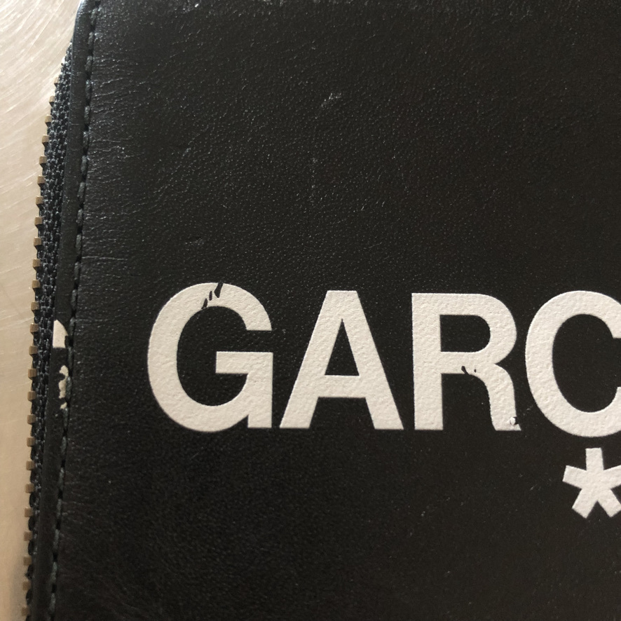 コムデギャルソン Comme des Garcons ロゴ L字型財布 コインケース _画像3