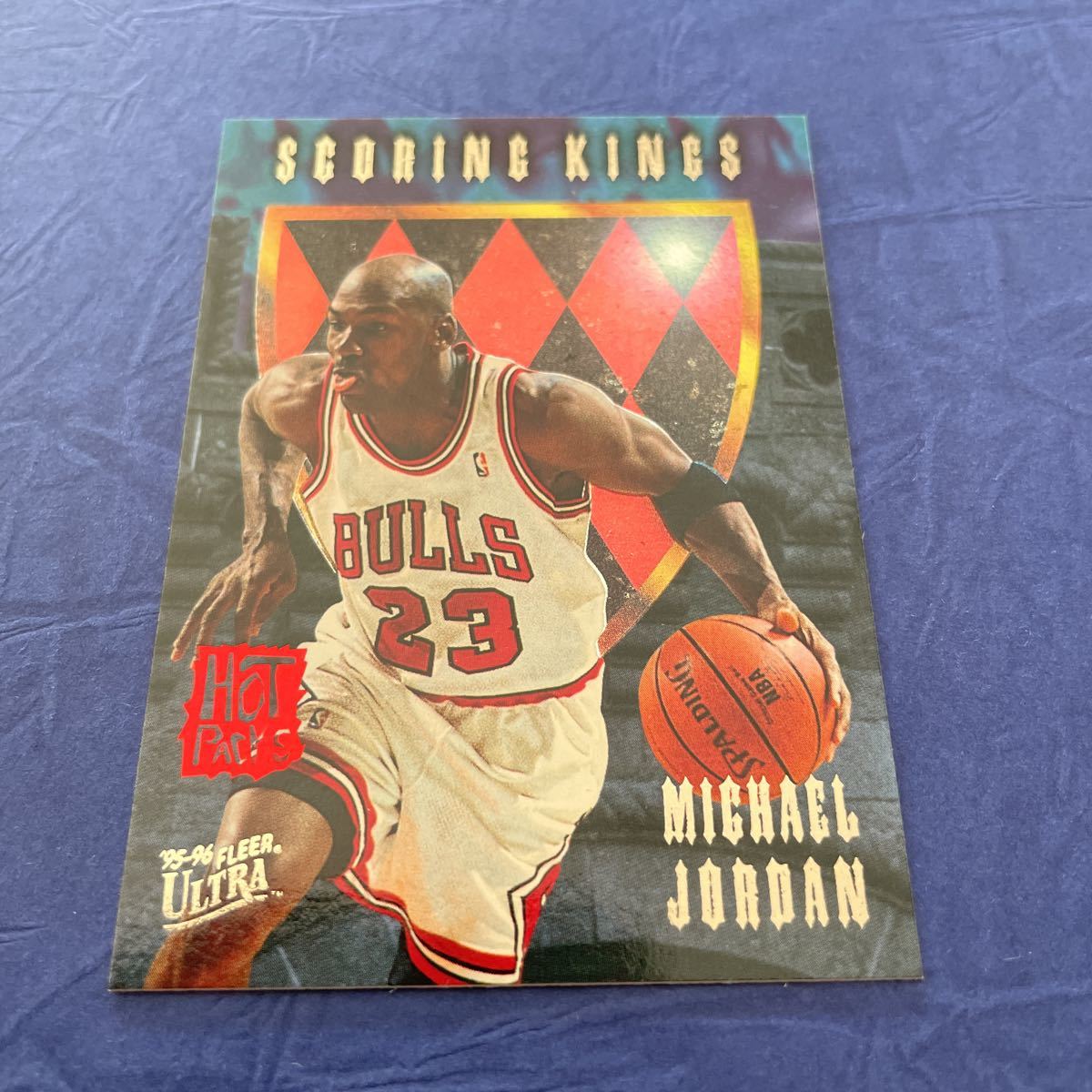 Michael Jordan★1995-96 Fleer Ultra Scoring Kings Hot Pack #4★マイケル・ジョーダン★NBA HOF LEGEND★Chicago Bulls★激レア_画像2