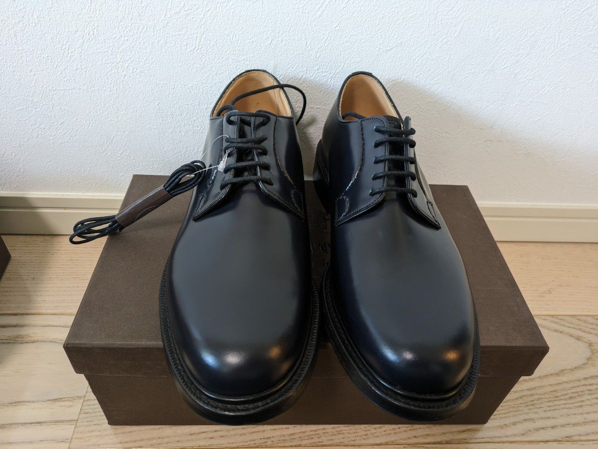 未使用品 Church´sのSHANNON 80G ネイビー-