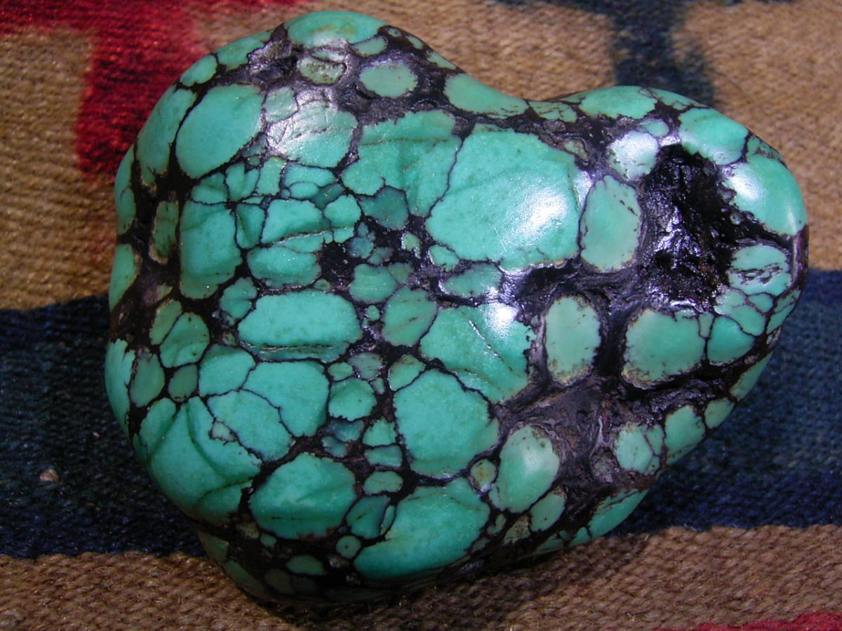  extra-large!60.8gchibe tongue antique turquoise . heaven . heaven .yuTIBET gyu