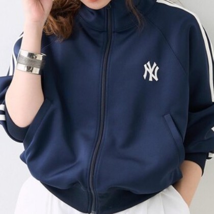 MLB NYヤンキース トラックジャケット ネイビー ラインジャージ MLB NYヤンキース トラックジャケット ネイビー ラインジャージ