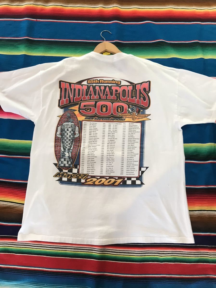 Indianapolis 500 Tシャツ インディアナポリス　レーシング　USA レース　アメリカ　ビンテージ　世田谷ベース　企業　インディカー　古着_画像3