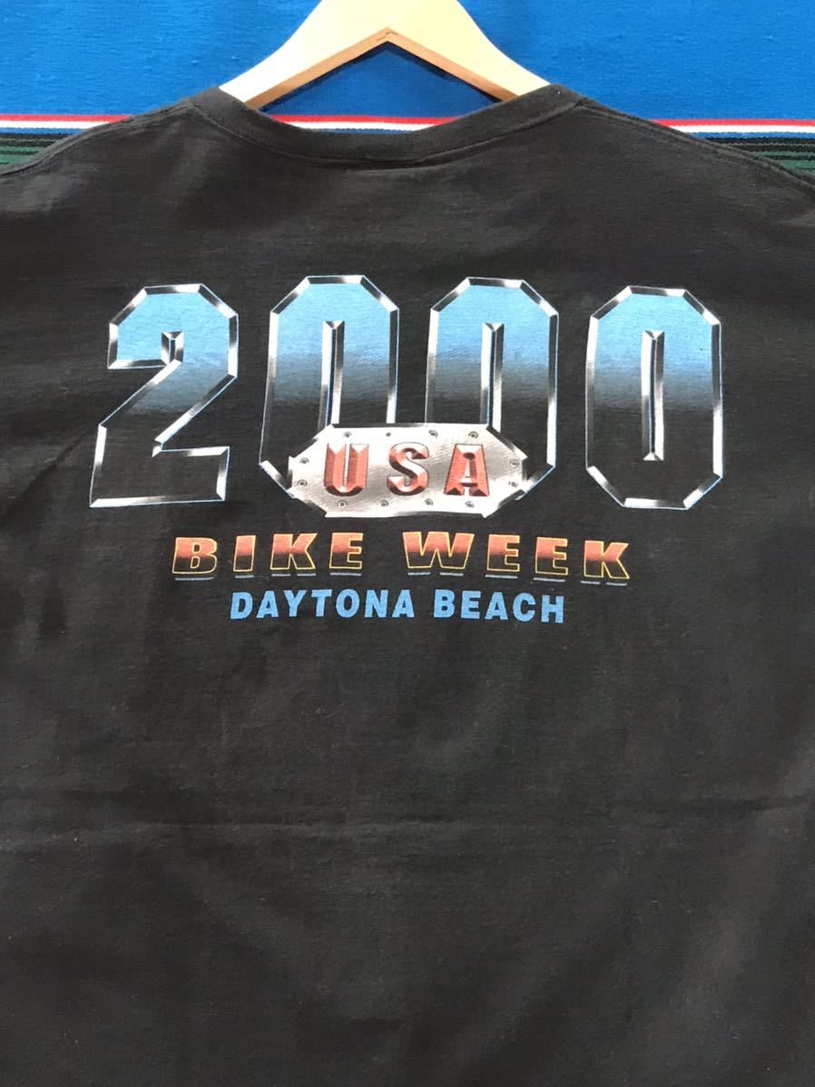 Bike Week 2000 Daytona Beach Tシャツ デイトナ　バイクウィーク　デイトナビーチ　ビンテージ　世田谷ベース　古着　アメカジ_画像4