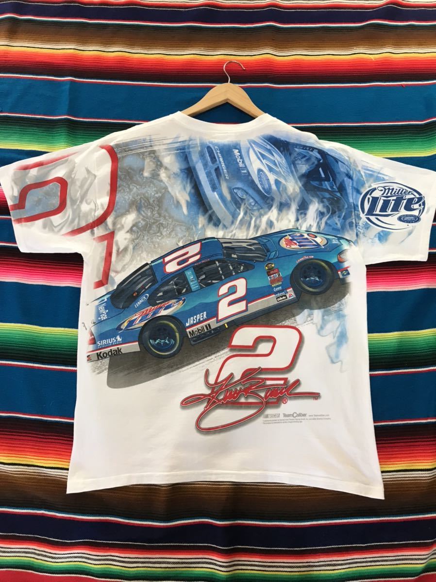 Kurt Busch Nascar Tシャツ ナスカー レーシング レース USA アメリカ ビンテージ 世田谷ベース 企業 カンパニー 古着 アメカジ
