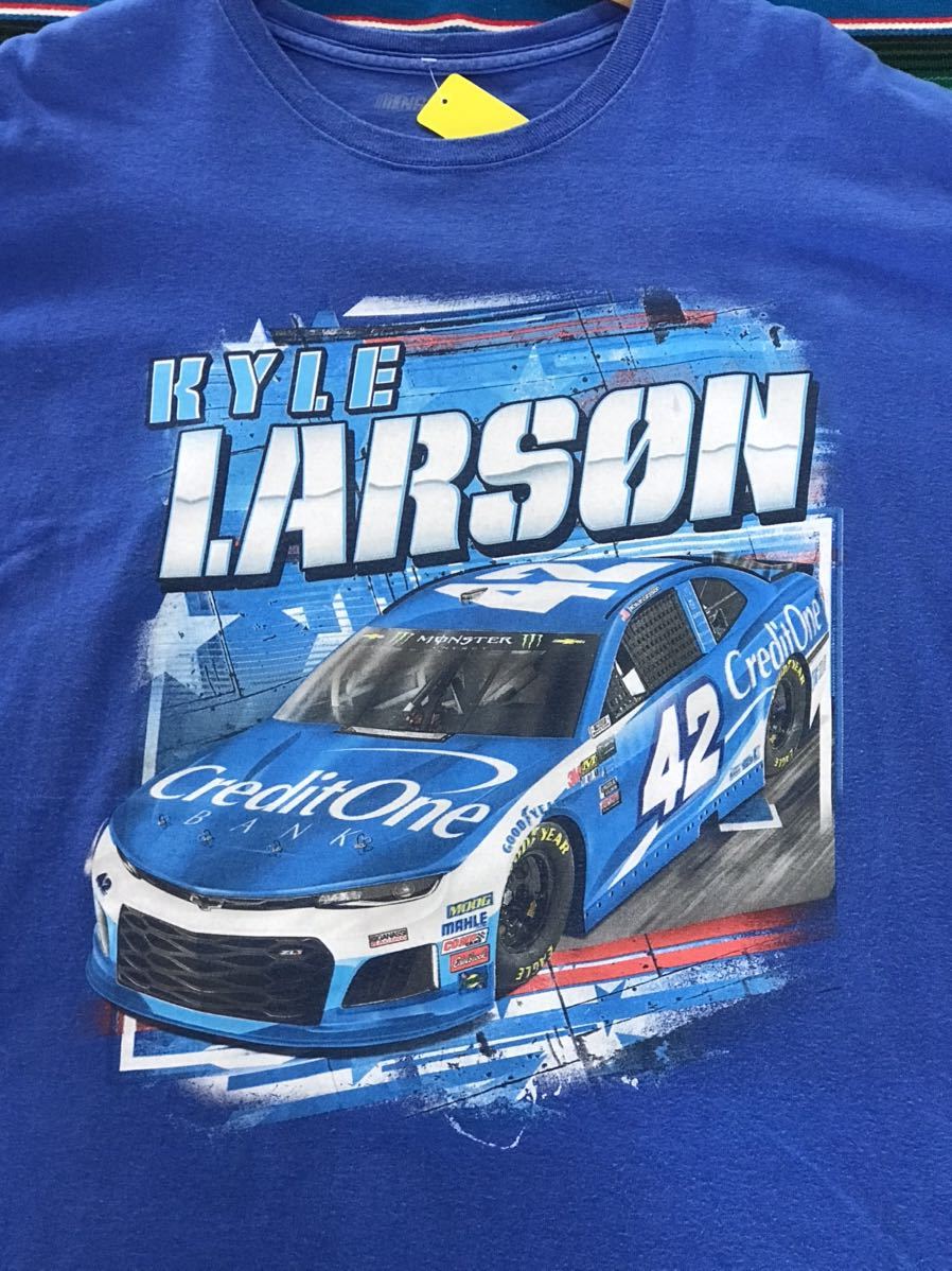 日本製 Kyle Larson 42 Tシャツ ナスカー レーシング ドライバー USA