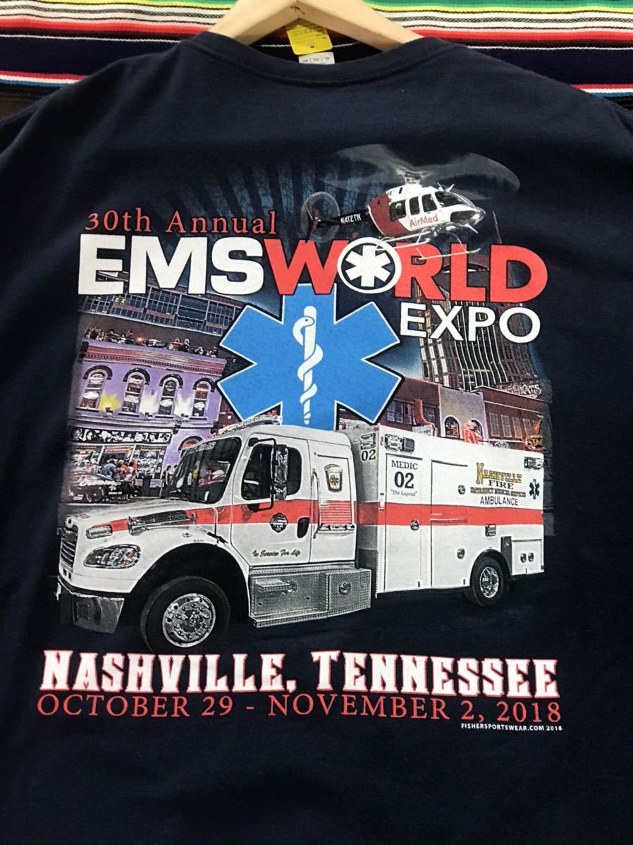 EMS World Expo Tシャツ テネシー州　救急　エキスポ　祭典　企業　アメリカ　ビンテージ　世田谷ベース　企業　カンパニー　古着