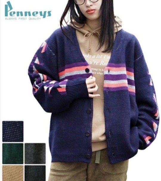 カーディガン PENNEYS/ペニーズ NATIVE CARDIGANネイティブ