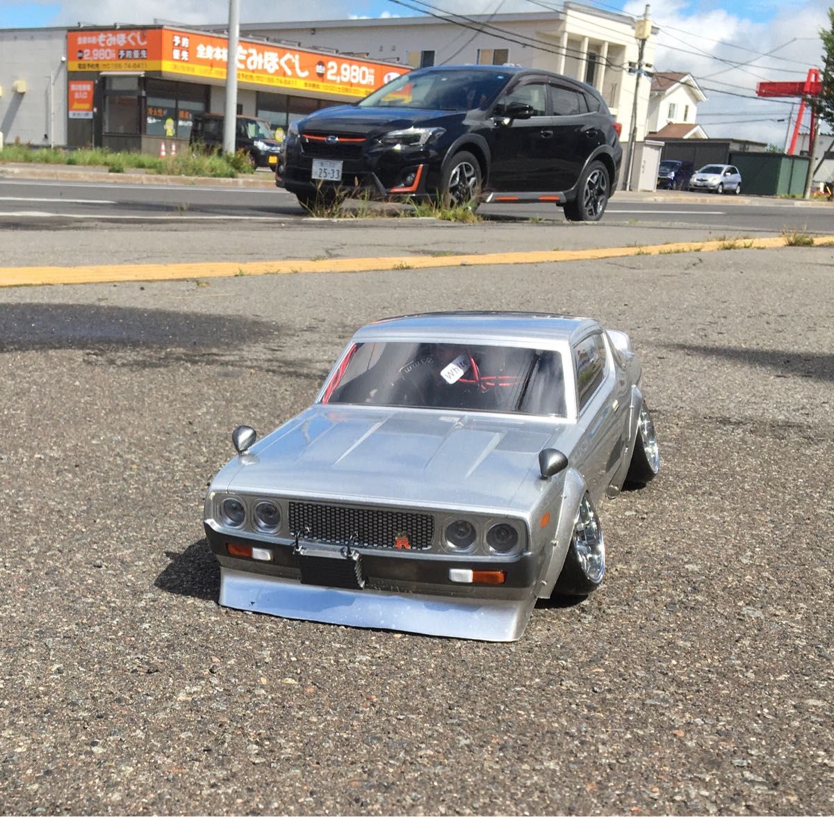 【新品】ABCホビー  1／10 NISSAN スカイライン2000GT-R KPGC1100ボディ 塗装済 電装完備 説明文必読