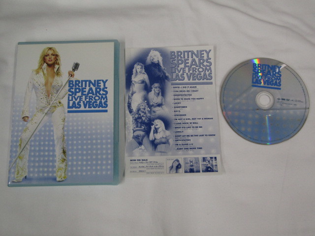SU-13299 DVD Live From Las Vegas Britney Spears ブリトニー・スピアーズ ZJBI-70011_画像1