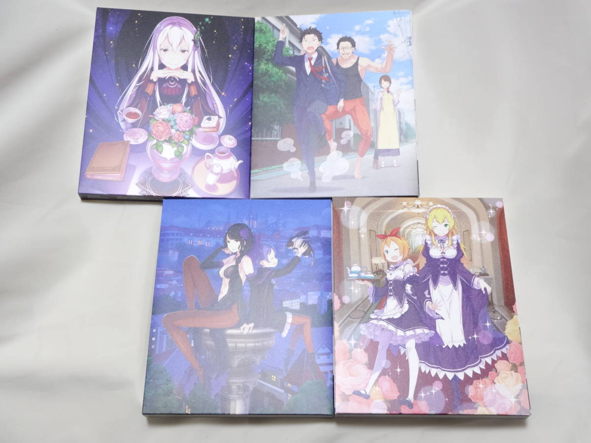 【全巻セット】ブルーレイ Re:ゼロから始める異世界生活 2nd season 全8巻 1~8 リゼロ 起動確認済み【Blu-ray 収納BOX付き】